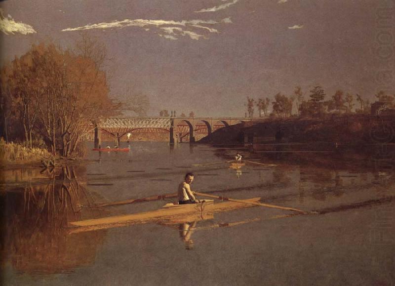 Max Schmitt a l'aviron, Thomas Eakins